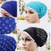 Wide Band Satin Bonnet Comfortable Night Sleep Hat Hair Cap Ladies Turban  eb-16773552